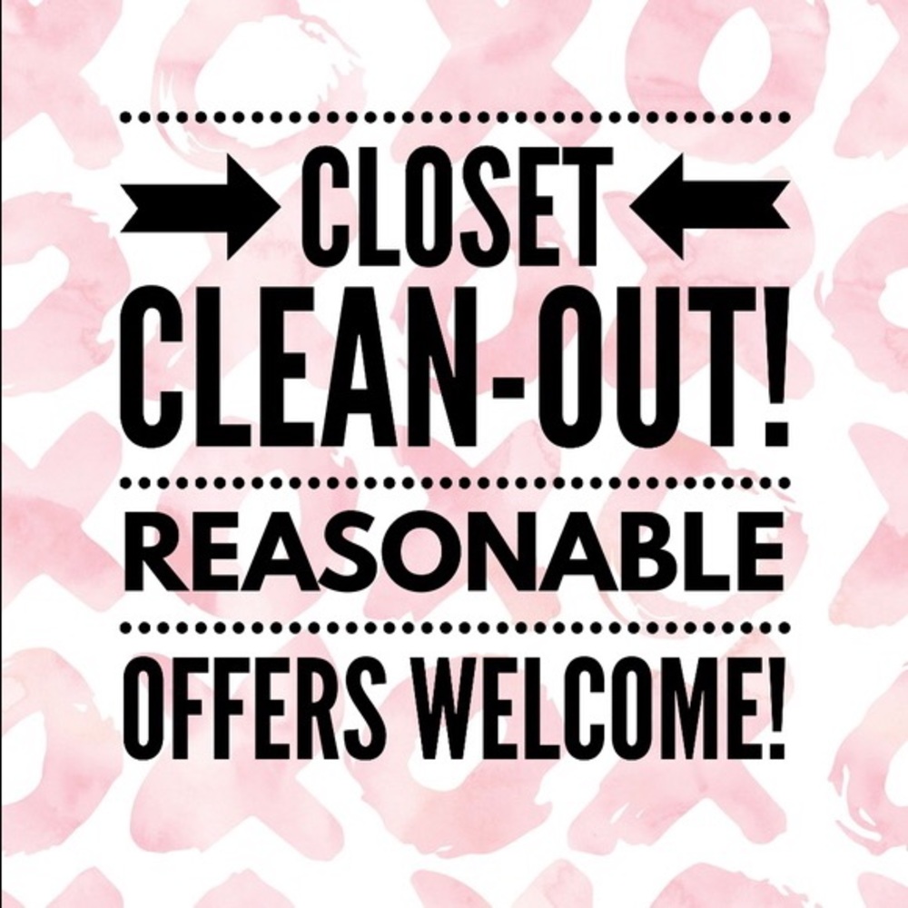 Closer clean out. Reasonable offers welcome !!
